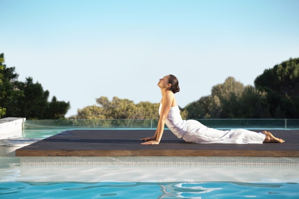 Morning yoga by the pool | Image courtesy of Qualia