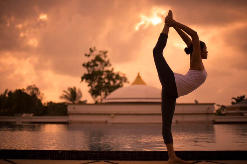 Yoga at sunset | Image courtesy of Absolute Sanctuary