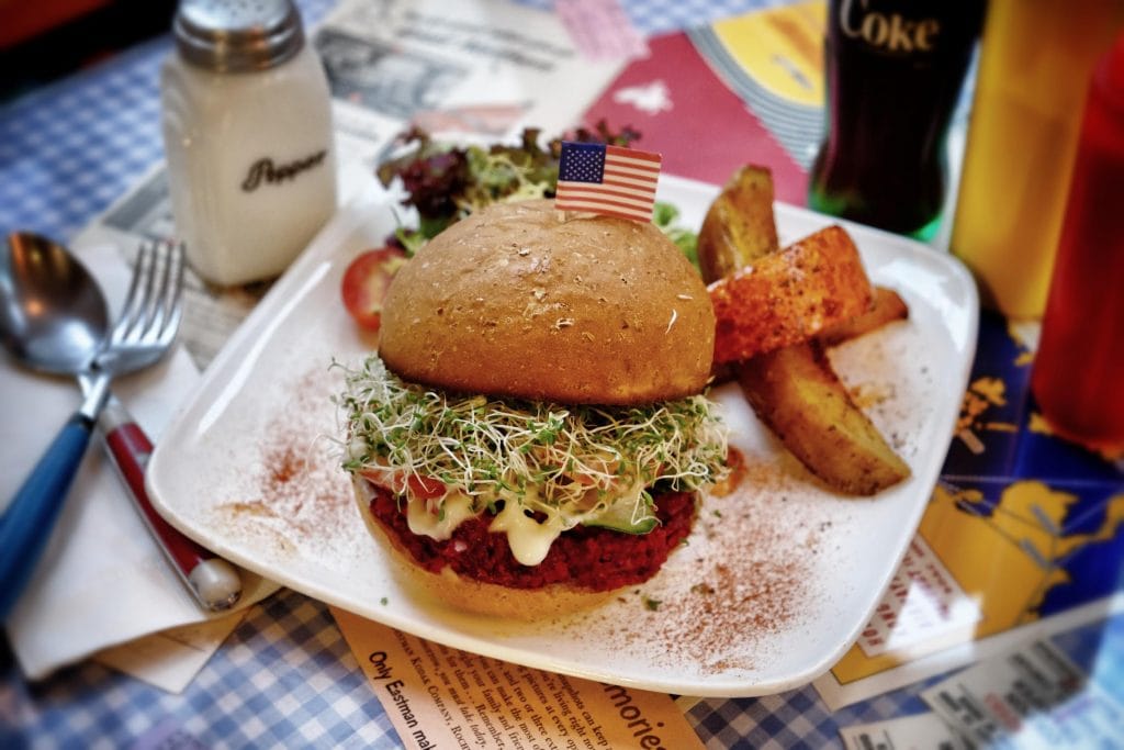 American-style Vegan comfort food | Image courtesy of Veggie SF