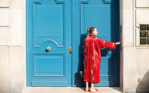 red resort wear, chinese new year, what to wear on retreat holiday wellness wardrobe