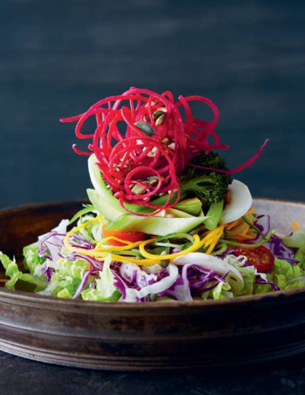 big raw salad summer salads tasty salads clean eating healthy eating Image courtesy of COMO Shambhala Cuisine