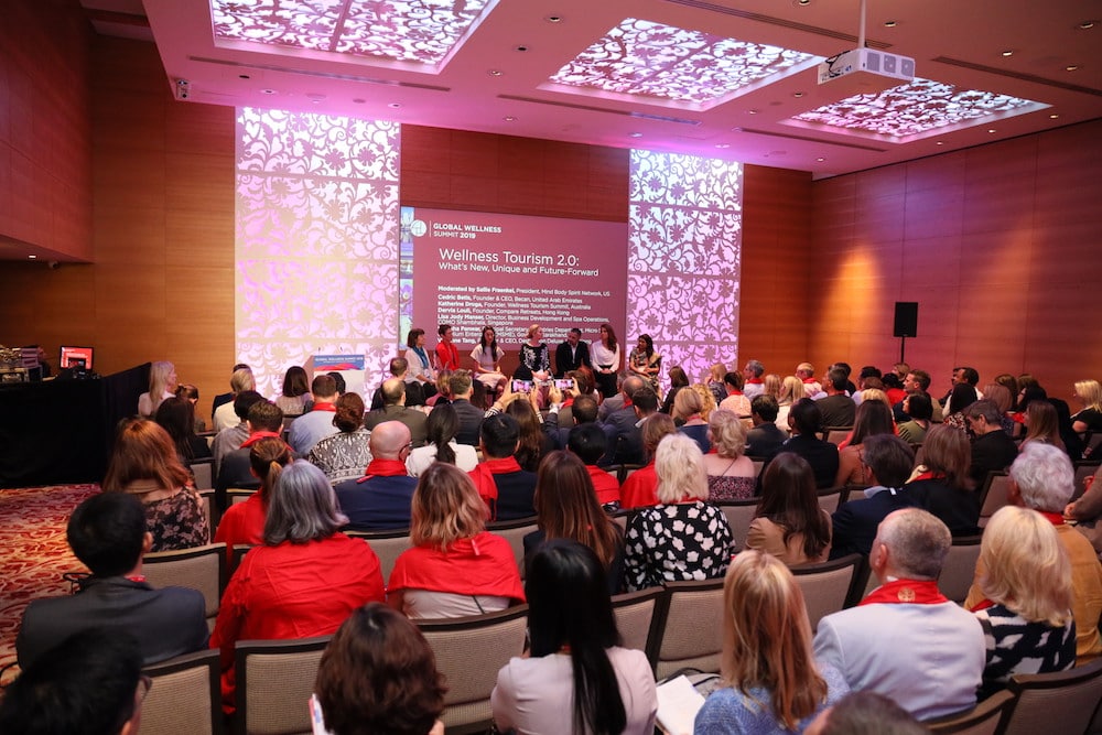 The Wellness Tourism 2.0 Panel was hosted on October 15th at Grand Hyatt Singapore | Image courtesy of the Global Wellness Summit